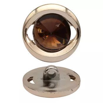 3AR1140 Пуговица со стекл. стразом 40L (TY1550 желтый)