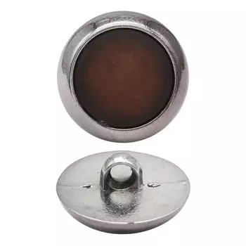 3AR1164 Пуговица на ножке 28L (коричневый)