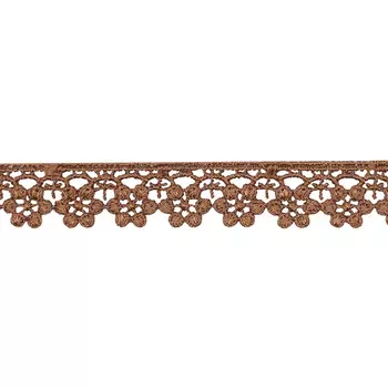 3AR184 Кружево гипюр 2см*13,72м (бежевый)