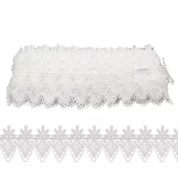 3AR215 Кружево гипюр 5,5см*13,72м (белый)