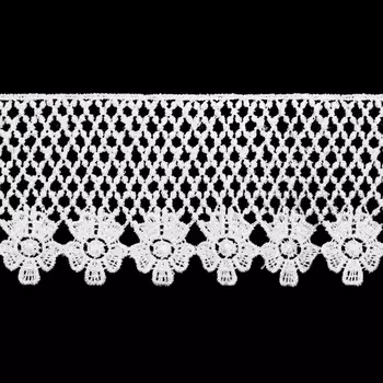 3AR217 Кружево гипюр 7,5см*13,72м (белый)