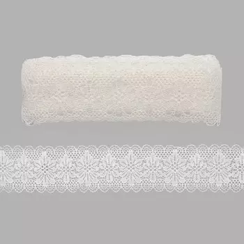 3AR250 Кружево эластичное 6см*13,72м (белый)