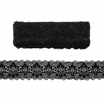 3AR250 Кружево эластичное 6см*13,72м (черный)