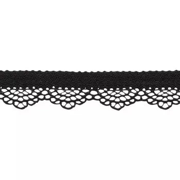 3AR256 Кружево эластичное 2см*13,72м (черный)