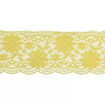 3AR270 Кружево эластичное 7см*13,72м (78 желтый)