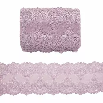 3AR278 Кружево эластичное 15см*13,72м (99 пыльно-розовый)