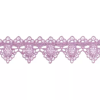 3AR320 Кружево матовое гипюр 1,5см*13,72м (148 сиреневый)