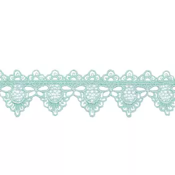 3AR320 Кружево матовое гипюр 1,5см*13,72м (136 мятный)