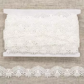 3AR322 Кружево матовое гипюр 3см*13,72м (белый)