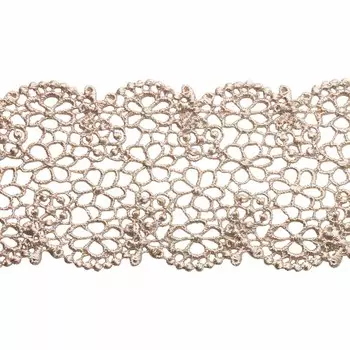 3AR338 Кружево матовое гипюр 5см*13,72м (164 капучино)