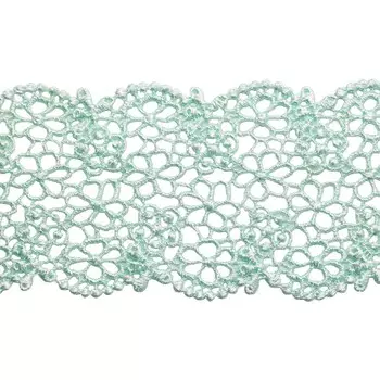 3AR338 Кружево матовое гипюр 5см*13,72м (136 мятный)