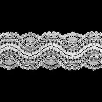 3AR357 Кружево эластичное 6см*9,14м (белый)