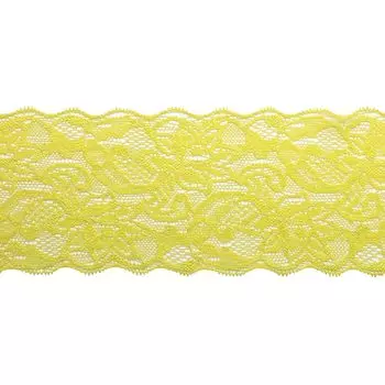3AR361 Кружево эластичное 8см*9,14м (желтый)