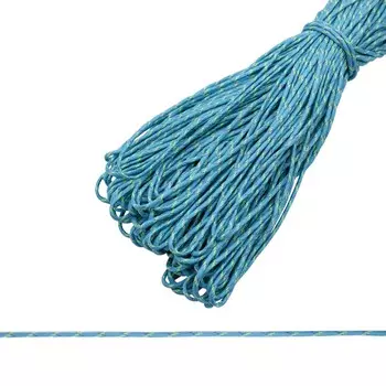 3AR429 Шнур двухцветный (паракорд) 4мм*100м (164 голубой/зеленый)