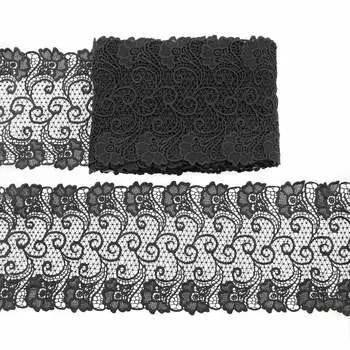 3AR805 Кружево матовое гипюр 18,5см*9,14м (214 т.серый)