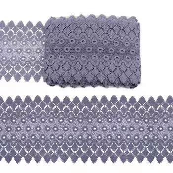 3AR807 Кружево матовое гипюр 17см*9,14м (240 лаванда)