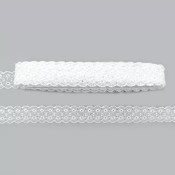 3AR864 Кружево гипюр 3см*13,72м (белый)