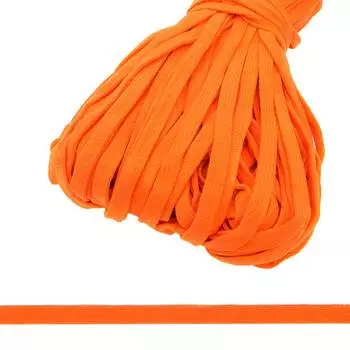 3AR962 Шнур плоский хб 1,5см*80м (1003 оранжевый)