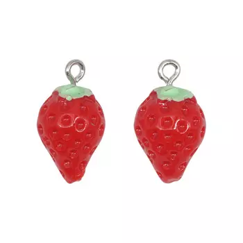 3AS-158 Миниатюра. Клубничка, 1,5см