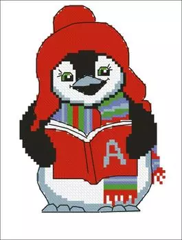 4019 Набор для вышивания 'Пингвиненок' 12х16 см