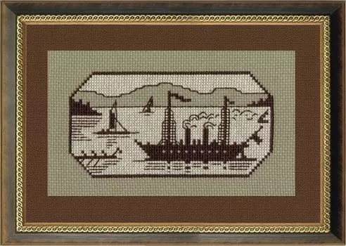 4024 Набор для вышивания 'Бухта' 16х9 см