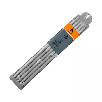 40266 Спицы вязальные чулочные 10,00мм*30см, пластик, 5шт PONY