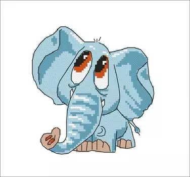 4026 Набор для вышивания 'Слоненок' 16х16 см