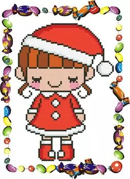 4041 Набор для вышивания 'Даша' 13х18 см