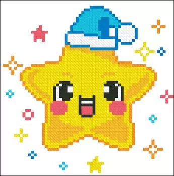 4044 Набор для вышивания 'Звездочка' 11х11 см