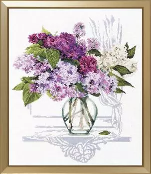 408 Набор для вышивания 'Овен' 'Букет сирени', 40х45 см
