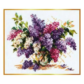 40-68 Набор для вышивания 'Чудесная игла' 'Сирень', 28*23 см