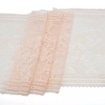 410 Кружево эластичное 23,5см*10м, телесный