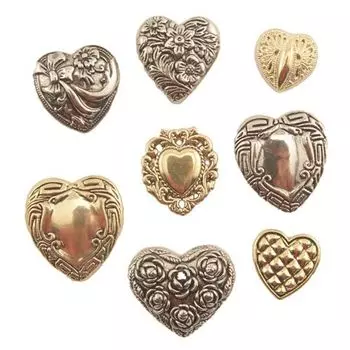 4130, Пуговицы. Сердечки ассорти