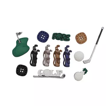 415, Пуговицы-фигурки. Гольф Dress It Up