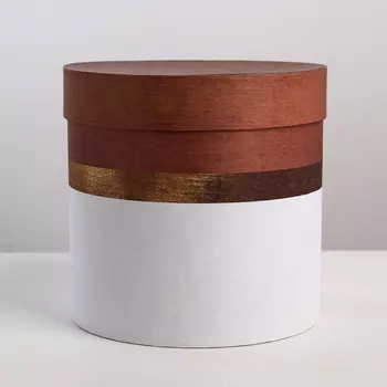 4181592 Подарочная коробка круглая «Пантон 04», 19*19 см