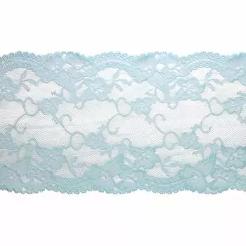 41Р Кружево эластичное 19см*10м (бирюза)