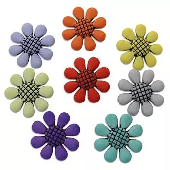 4201, Пуговицы. Цветы