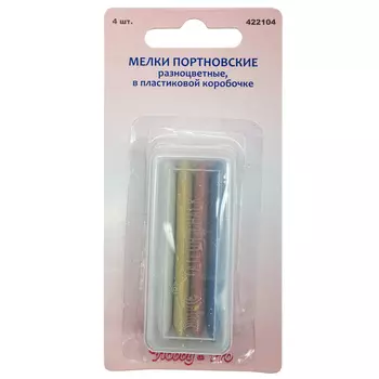 422104 Мелки портновские разноцветные, упак./4 шт., Hobby&amp;Pro