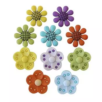 4225, Пуговицы. Цветы