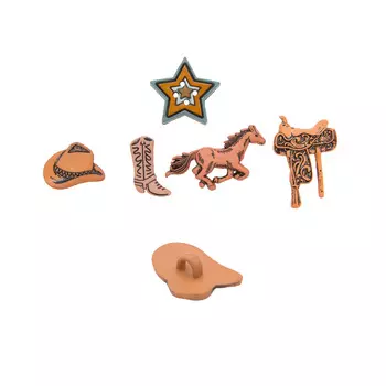 4245, Пуговицы-фигурки. Оседлал Dress It Up