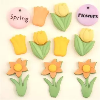 4256, Пуговицы. Майские цветы