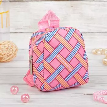 4259010 Рюкзак для куклы 'Орнамент', цвет розовый