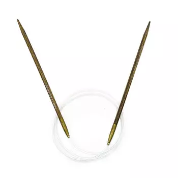 43010 Спицы вязальные круговые PERFECT 4,5 мм*80 см, дерево PONY