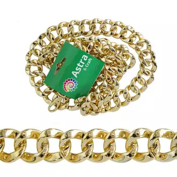 4325 Пояс Астра 1м, размер звена 23*23мм (золото)