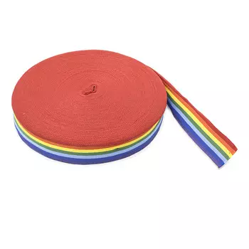 4364 Лента разноцветная (для медалей) 27мм*50м (157 цветная)