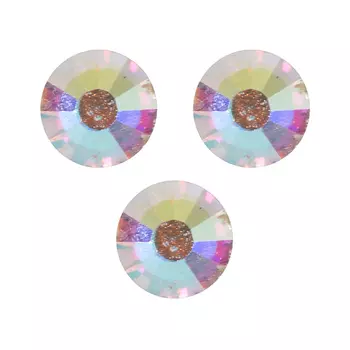 438-11-612 Стразы термоклеевые Crystal AB SS12 40 шт. Preciosa