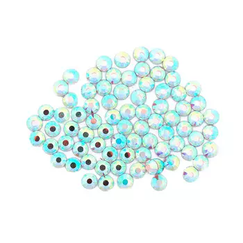 438-11-612 Стразы термоклеевые Crystal AB SS16 80 шт. Preciosa