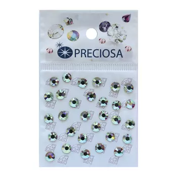 438-11-612 Стразы термоклеевые Crystal AB SS20 30 шт. Preciosa