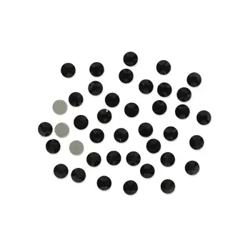 438-11-612 Стразы термоклеевые Jet SS16 40 шт. Preciosa