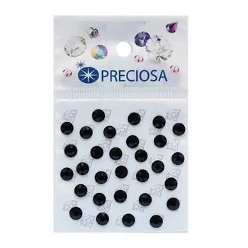 438-11-612 Стразы термоклеевые Jet SS20 30 шт. Preciosa